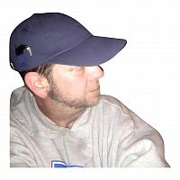 Cochlear Implant Hat. 100% cotton with metal back fastner. The design holds you cochlear implant processor securely off your ear.